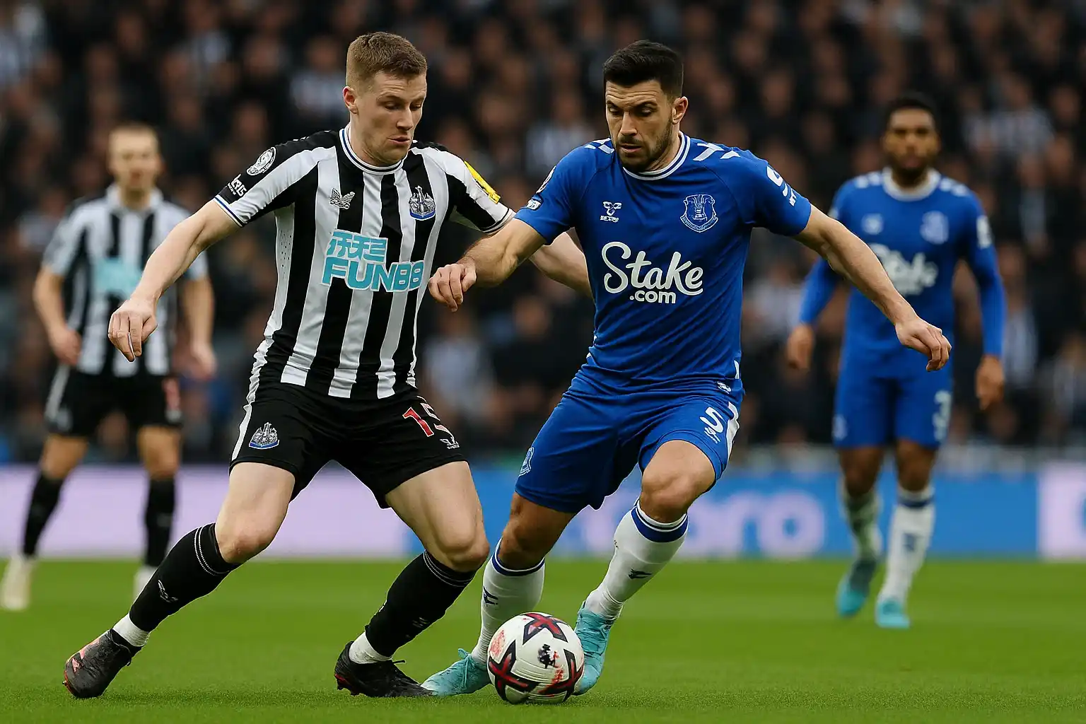 Newcastle vs Everton - Soi kèo trực tiếp bóng đá 22:00-25/5 4 Newcastle vs Everton giằng co giữa sân