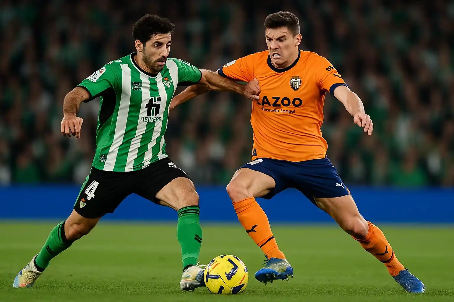 Real Betis vs Valencia - Soi kèo bóng đá 02:00-24/5 CakhiaTV 2 Pha tranh chấp quyết liệt trong trận Real Betis vs Valencia