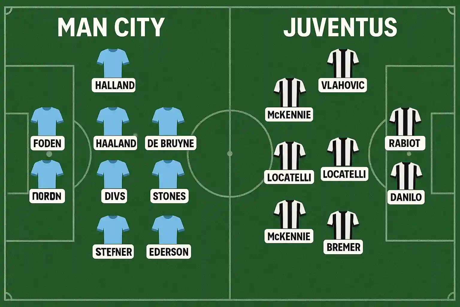 Link trực tiếp bóng đá Juventus vs Man City 27/06 - 02:00 2 Link trực tiếp bóng đá 27/06 Man City vs Juventus