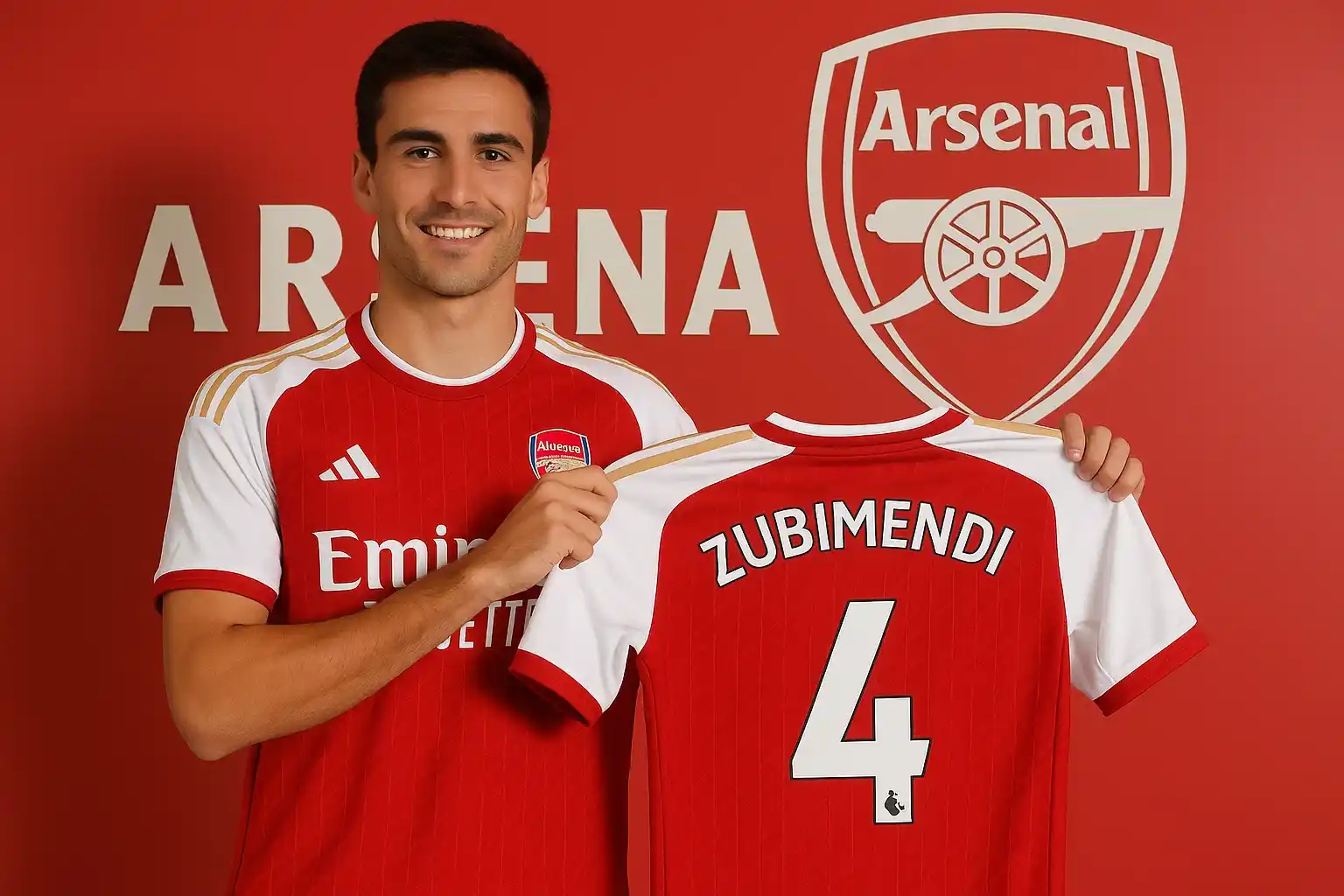HOT: Arsenal chuẩn bị “quẩy” 2 bom tấn tiền vệ tuần tới! 2 Hình ảnh Arsenal trình làng Martin Zubimendi ấn tượng