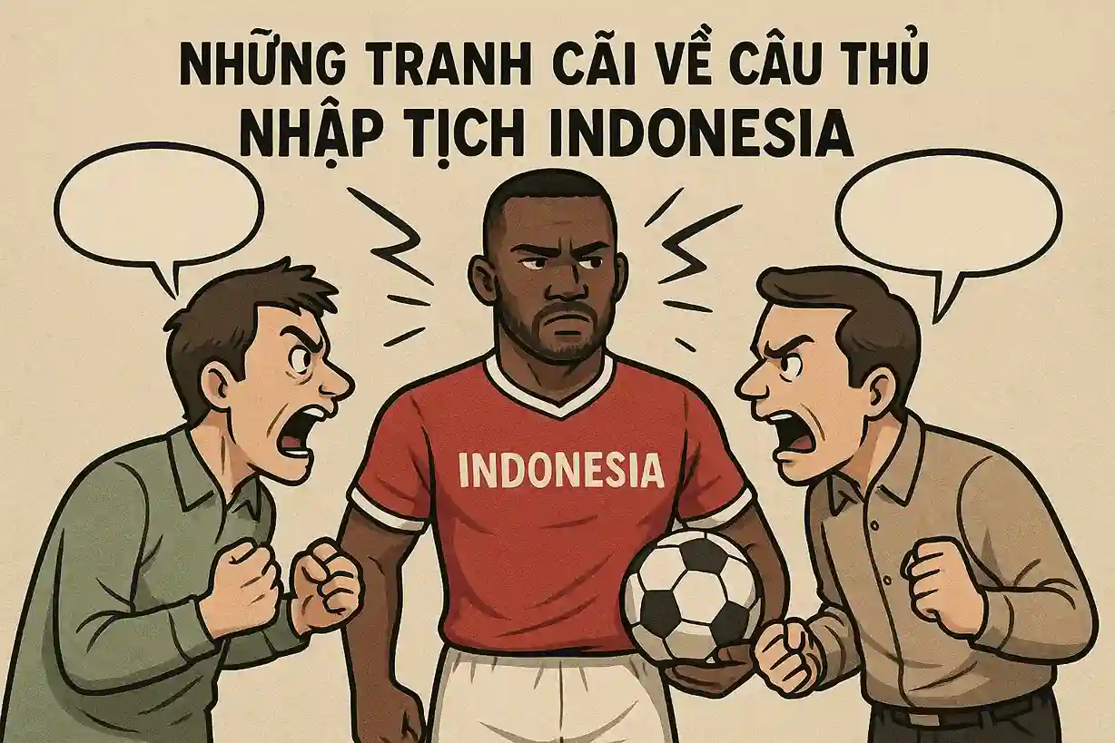 Cầu thủ nhập tịch Indonesia: Giá phải trả cho giải châu Á 3 Những tranh cãi về cầu thủ nhập tịch Indonesia