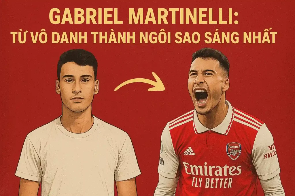 Gabriel Martinelli: Từ vô danh thành ngôi sao sáng nhất 1 Gabriel Martinelli: Từ vô danh thành ngôi sao sáng nhất
