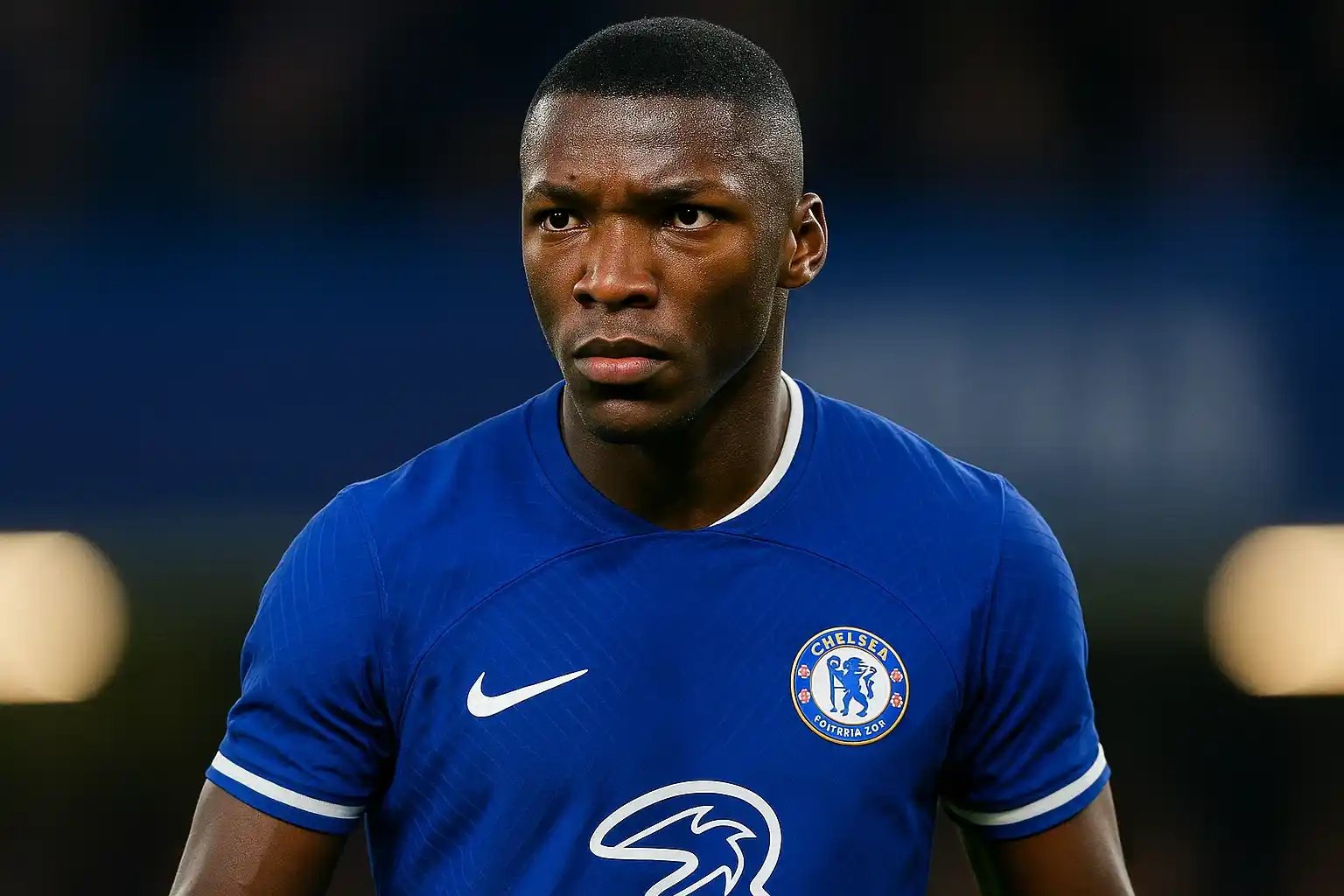 Moises Caicedo: Thép sống giữa Chelsea và Premier League 2 Moises Caicedo trong màu áo Chelsea, ánh mắt quyết tâm