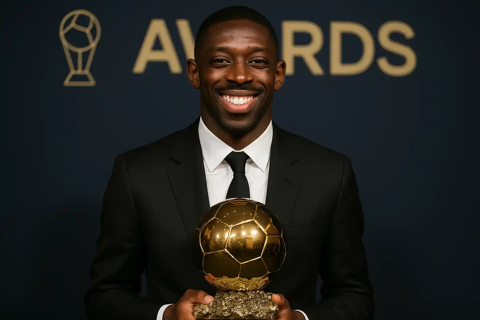 Ousmane Dembele và phát ngôn gây sốc sau Quả bóng vàng 2025 3 Nụ cười tự tin của Ousmane Dembele trong lễ trao giải