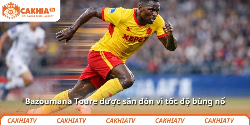 Arsenal chi 45 triệu bảng cho Bazoumana Toure đầy kỳ vọng 2 Bazoumana Toure được săn đón vì tốc độ bùng nổ