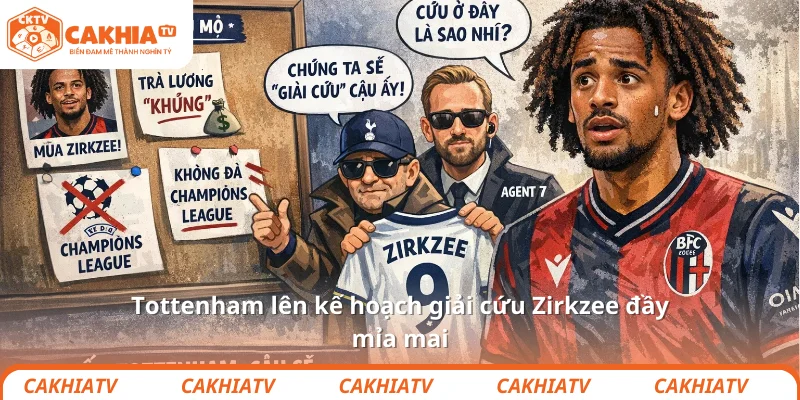 Tottenham lên kế hoạch giải cứu Zirkzee đầy mỉa mai 1 Tottenham lên kế hoạch giải cứu Zirkzee đầy mỉa mai