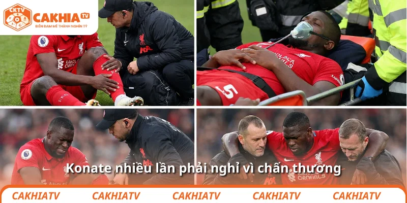 Konate hãy mạnh mẽ lên để Liverpool yên tâm hàng thủ 3 Konate nhiều lần phải nghỉ vì chấn thương