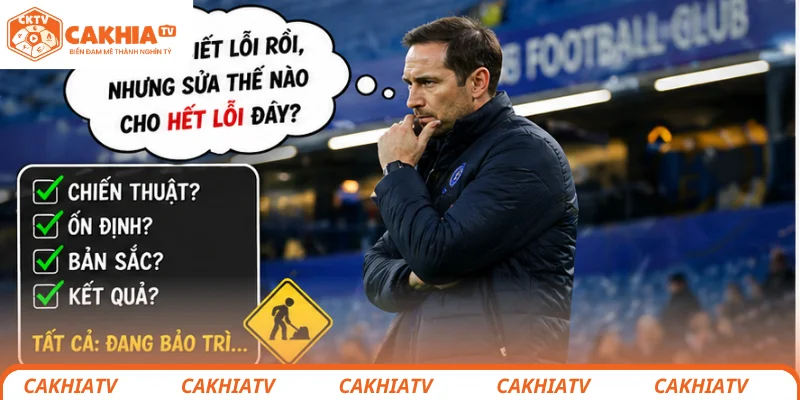 Joe Cole khuyên Lampard: Huyền thoại vẫn phải học lại 3 Lampard đứng trầm tư bên đường biên sân Stamford Bridge