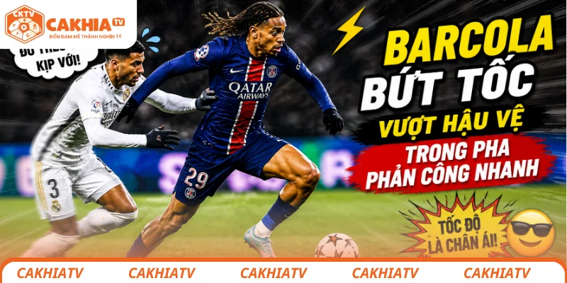 Tin đồn tối 4/5: Liverpool theo sát Barcola, Barca lửng lơ Torres 2 Barcola bứt tốc vượt hậu vệ trong pha phản công nhanh